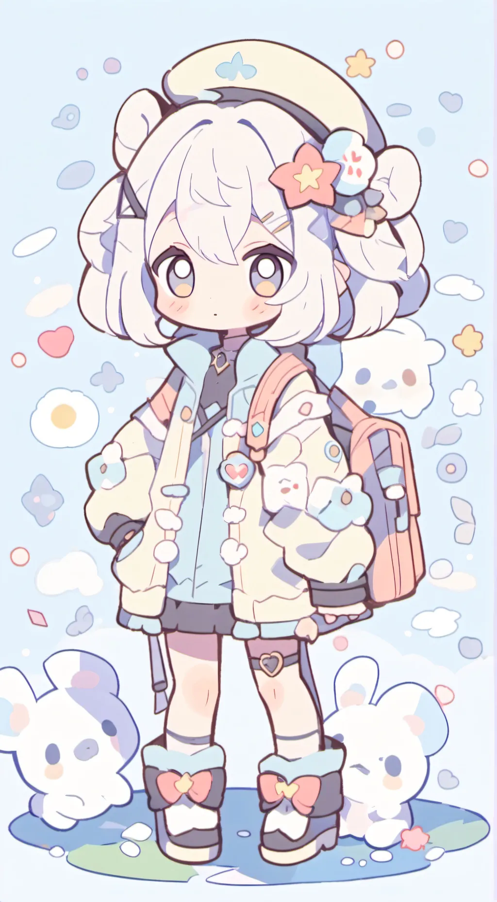 ai character: This is so embarra background