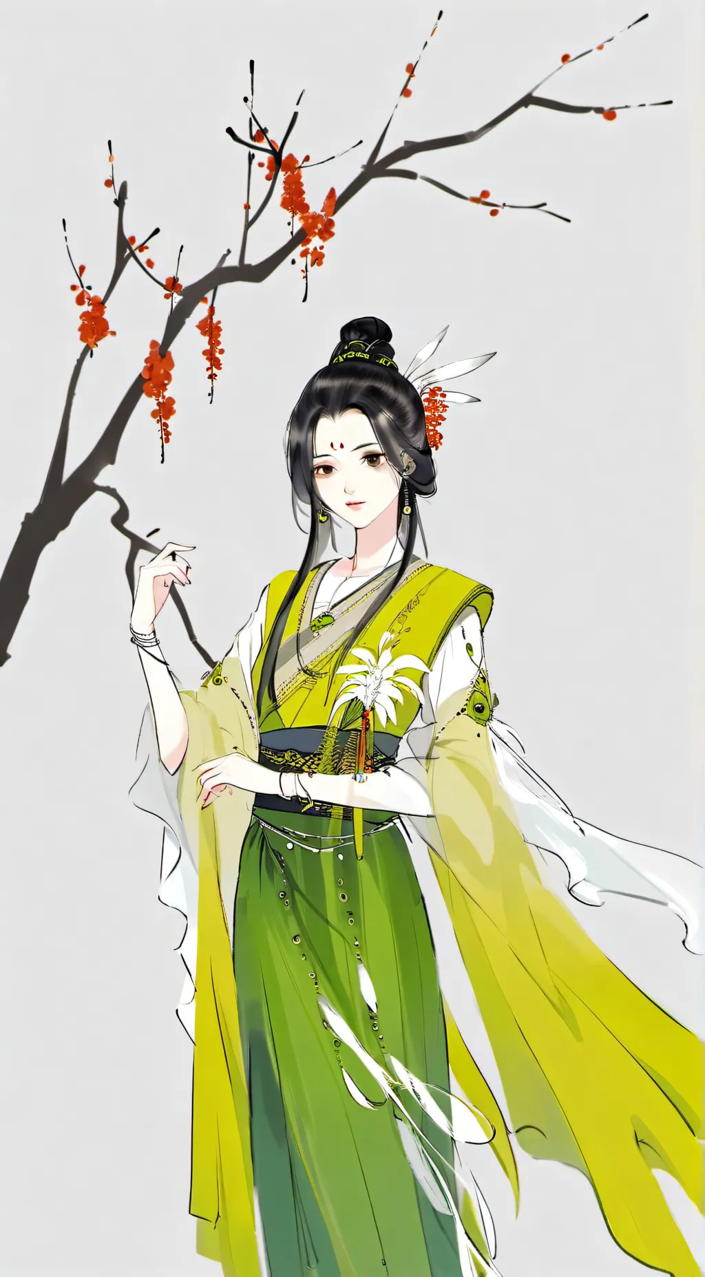 ai character: marrano verde background