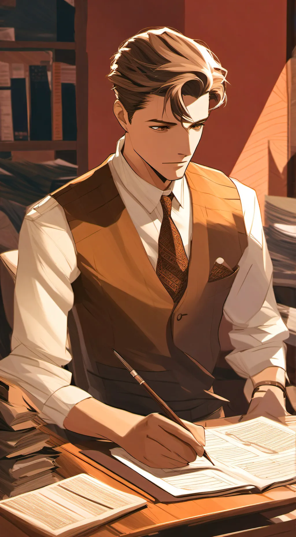 ai character: 🔎°•Alan°•🔎 background