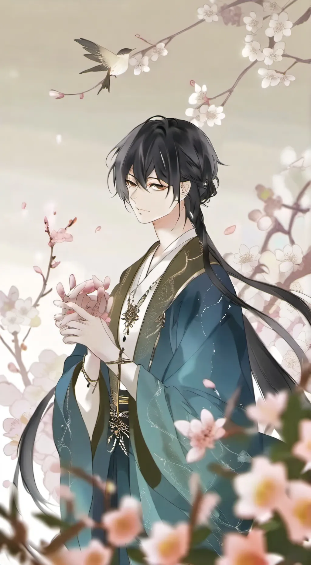 ai character: ash background