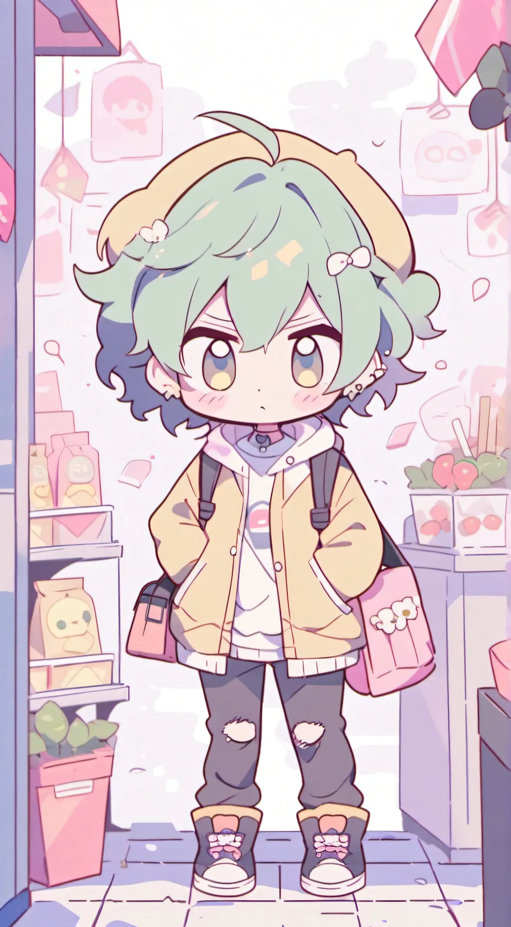 ai character: Angry customer background