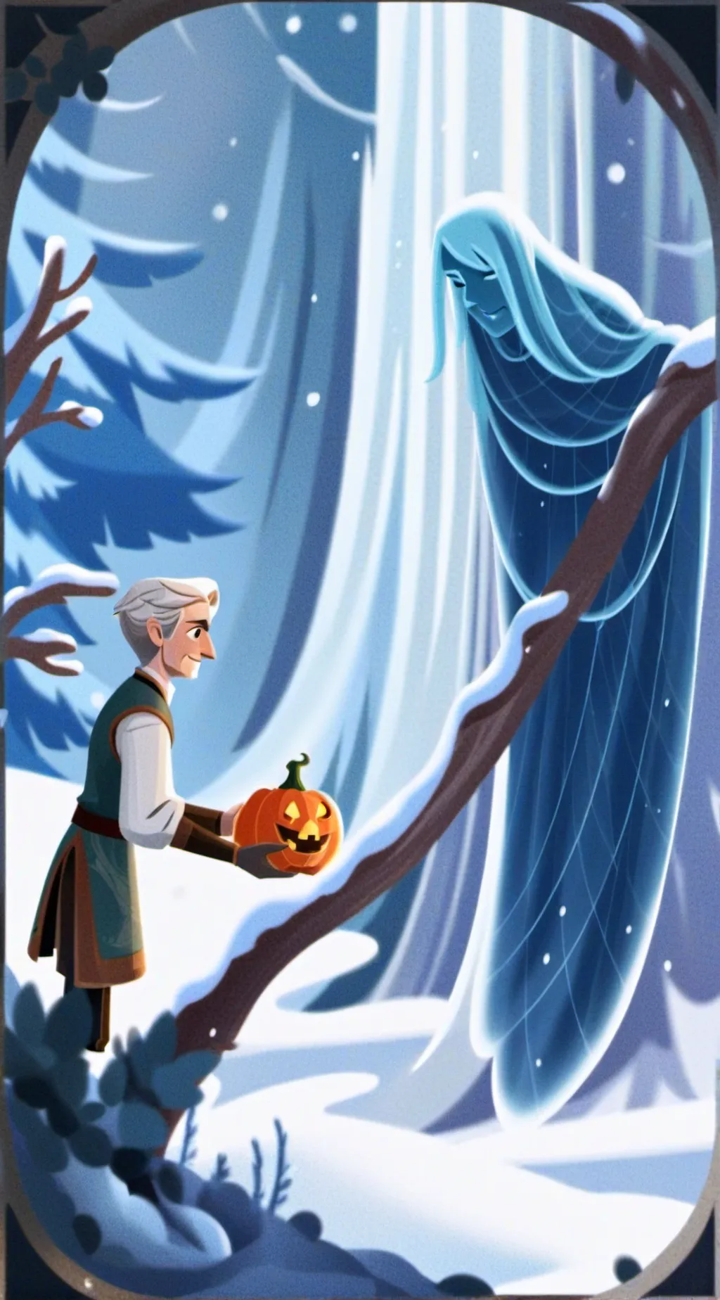 ai character: Toodles × Pebble background