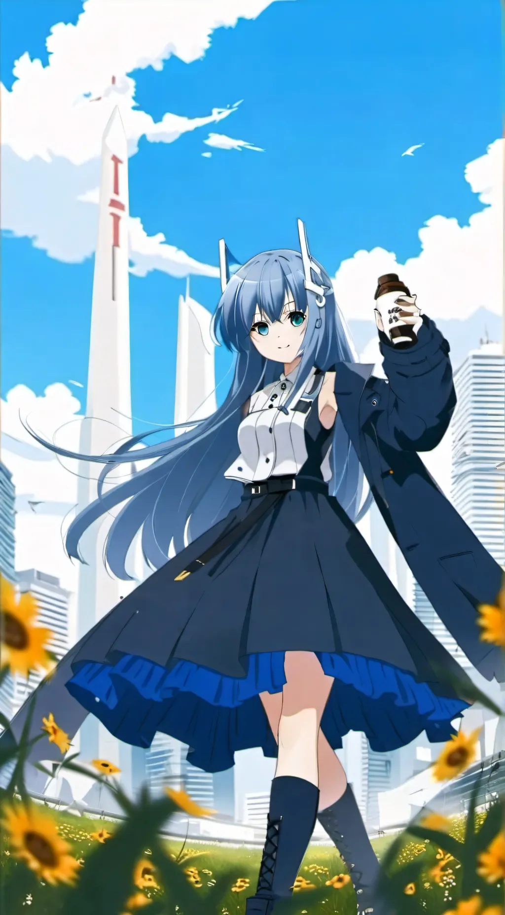 ai character: hanako background