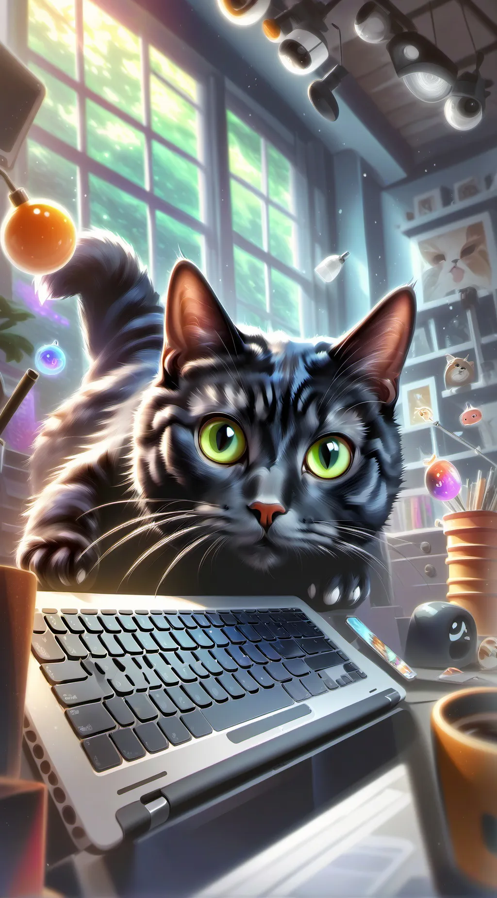 ai character: Bitmoji background