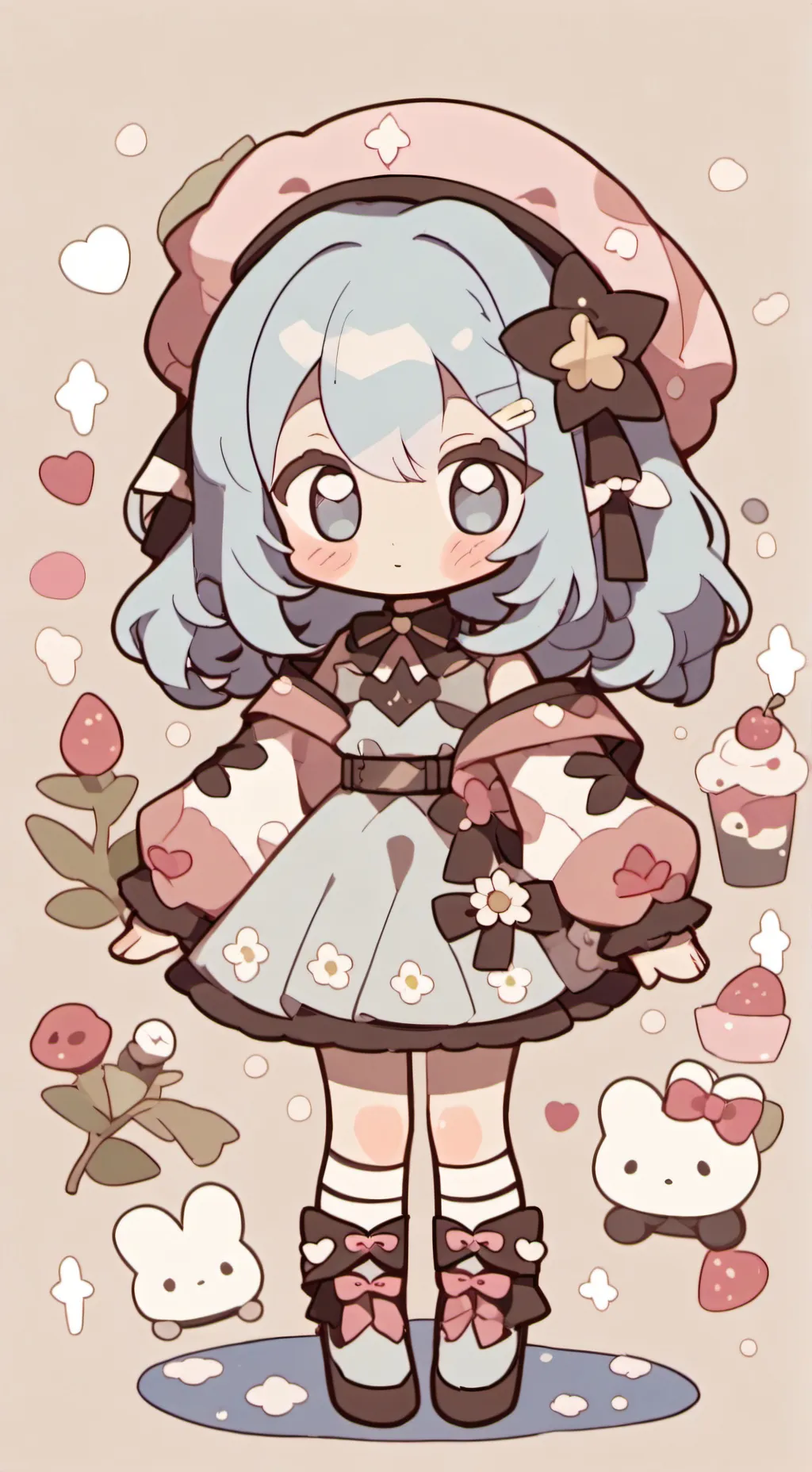 ai character: MHA LOVE YOU!💜 background