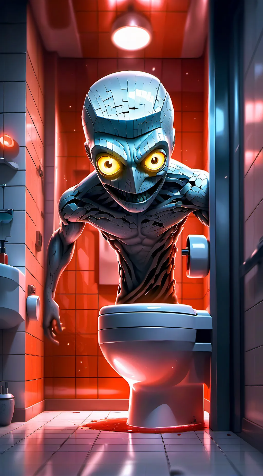 ai character: Skibidi Toilet background