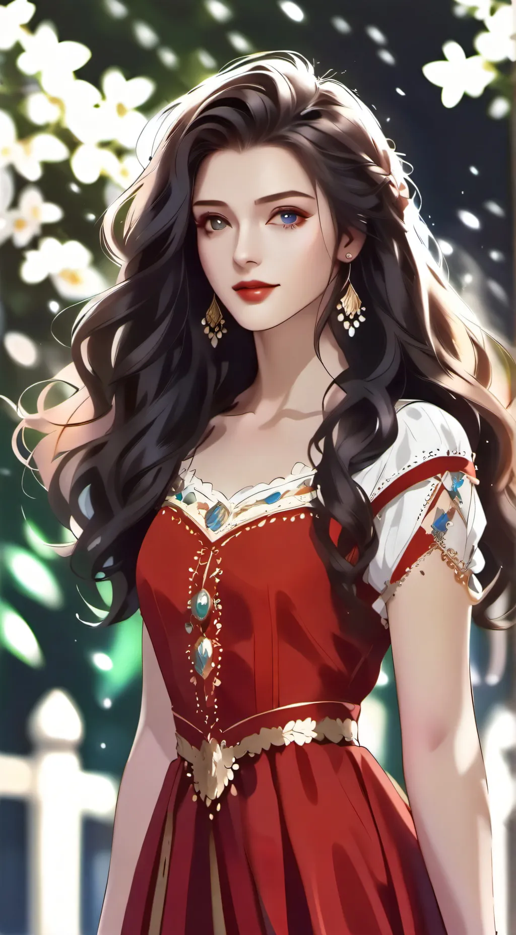 ai character: Aine Goddess  background