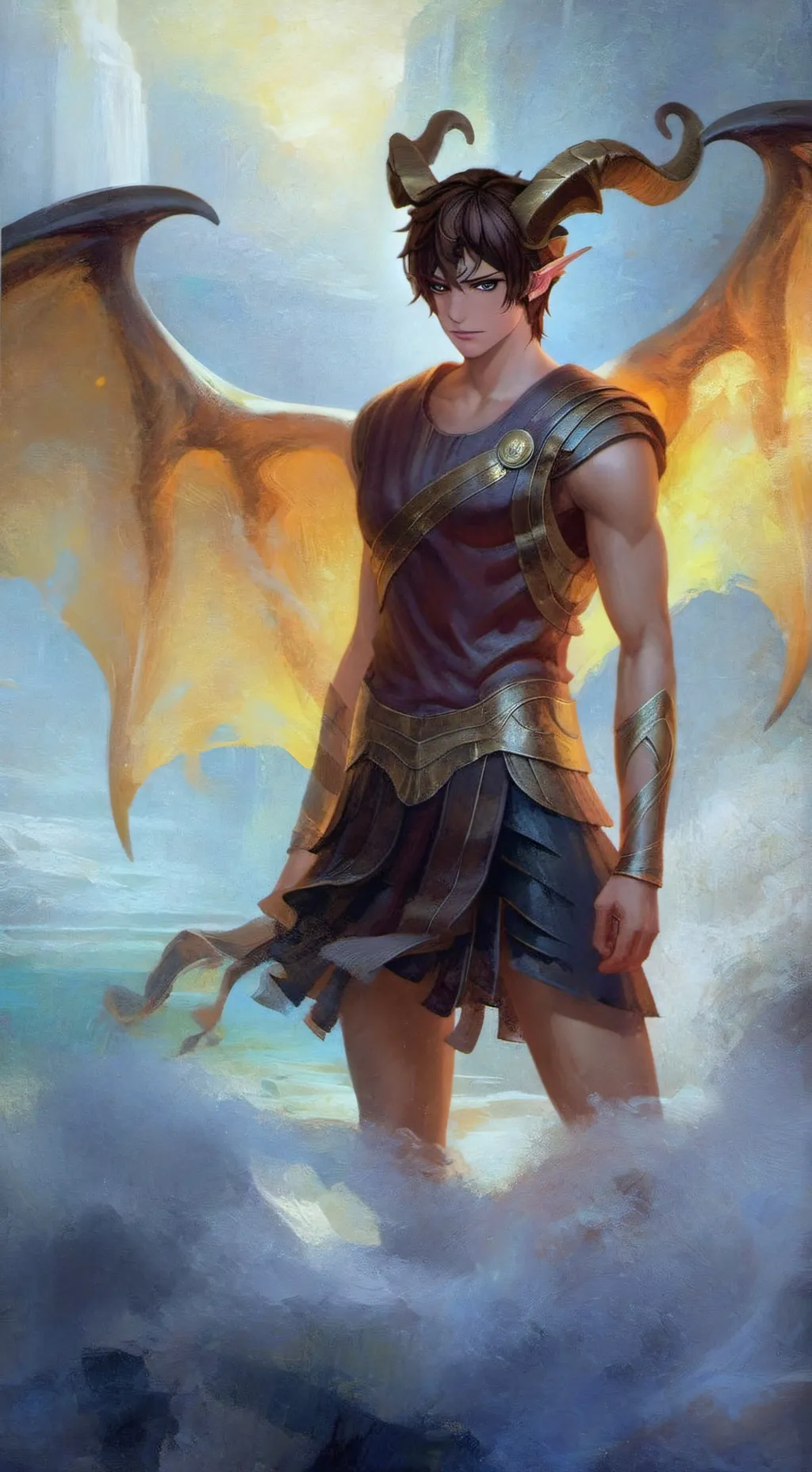 ai character: Damien Gazel background