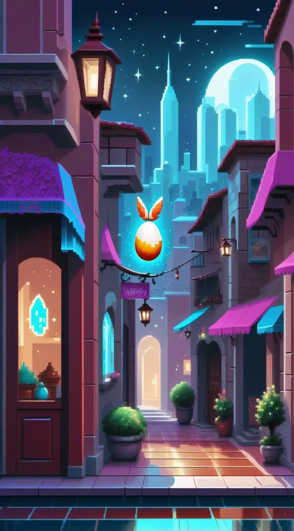 ai character: un huevo xd background