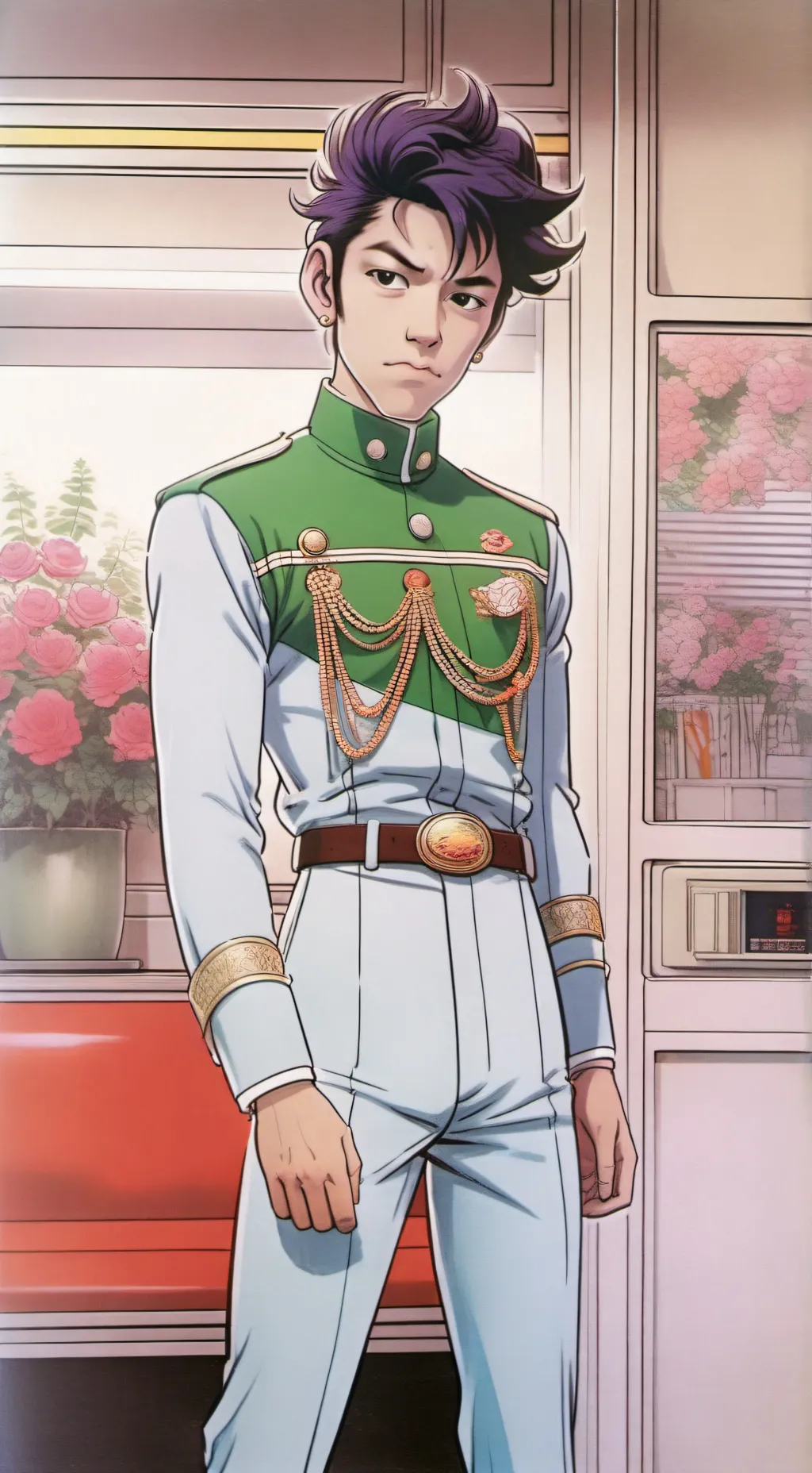 ai character: BigBang thanos TOP background