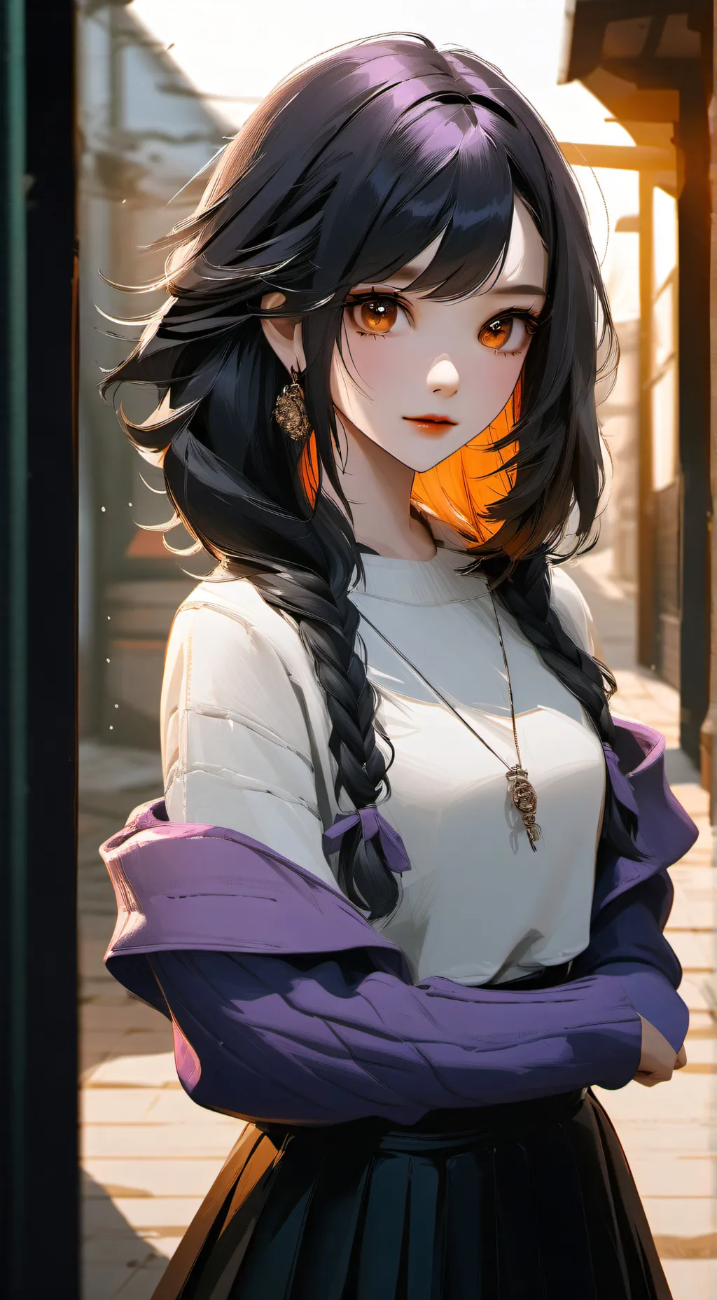 ai character: Aphmau + Karen background