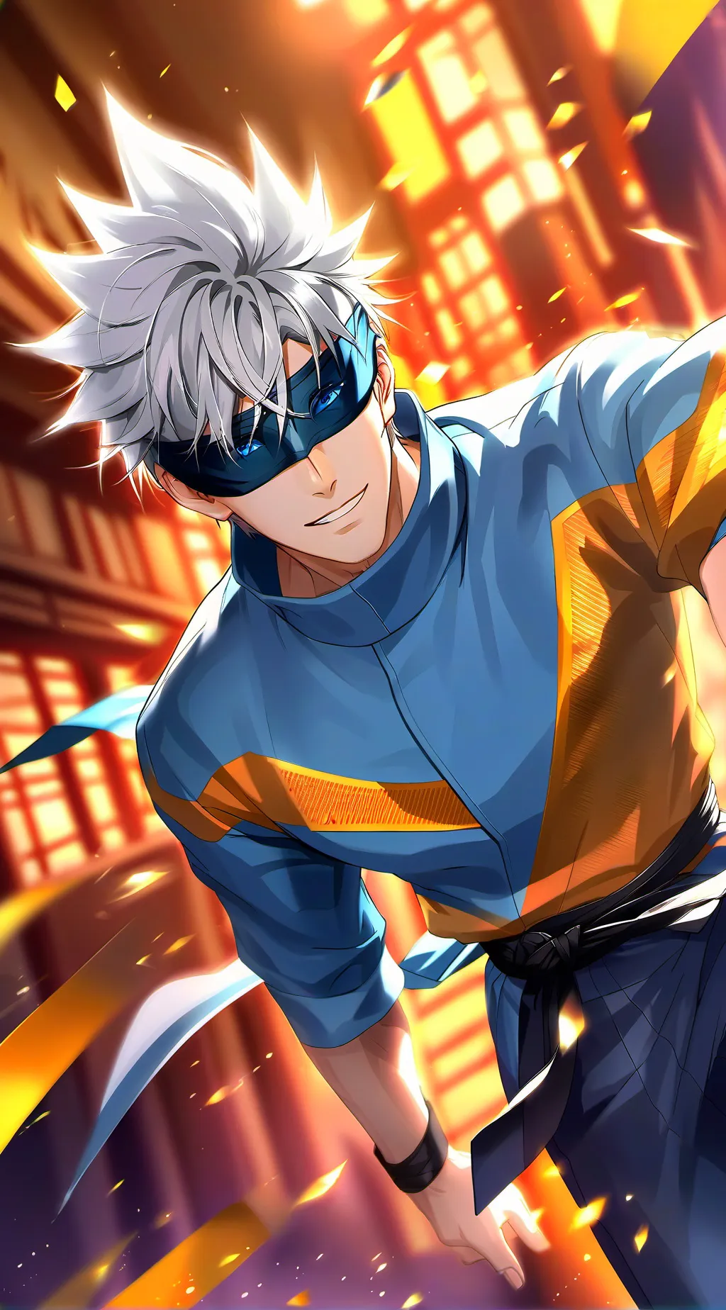 ai character: Satoru Gojo background