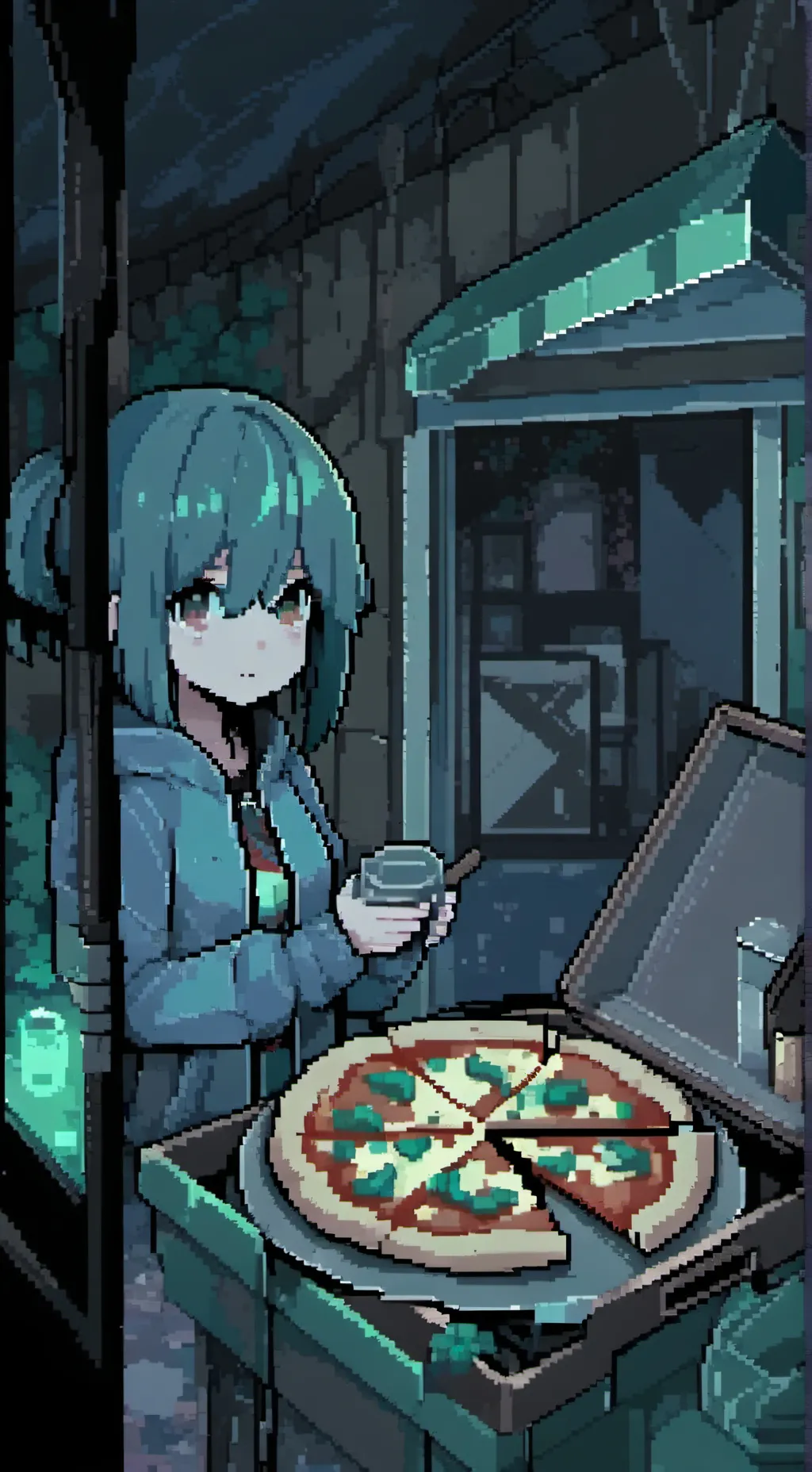 ai character: car crash background