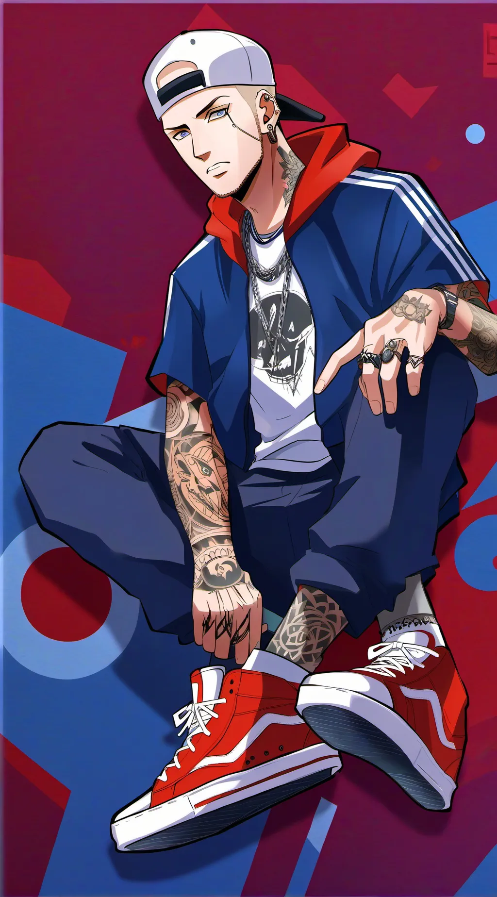 ai character: Em.Rapboy.EMINEM😝😝 background