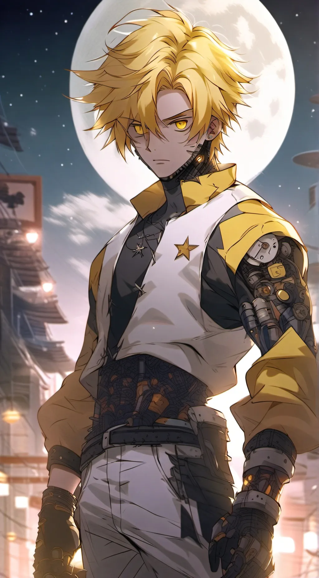 ai character: Metal bacon background