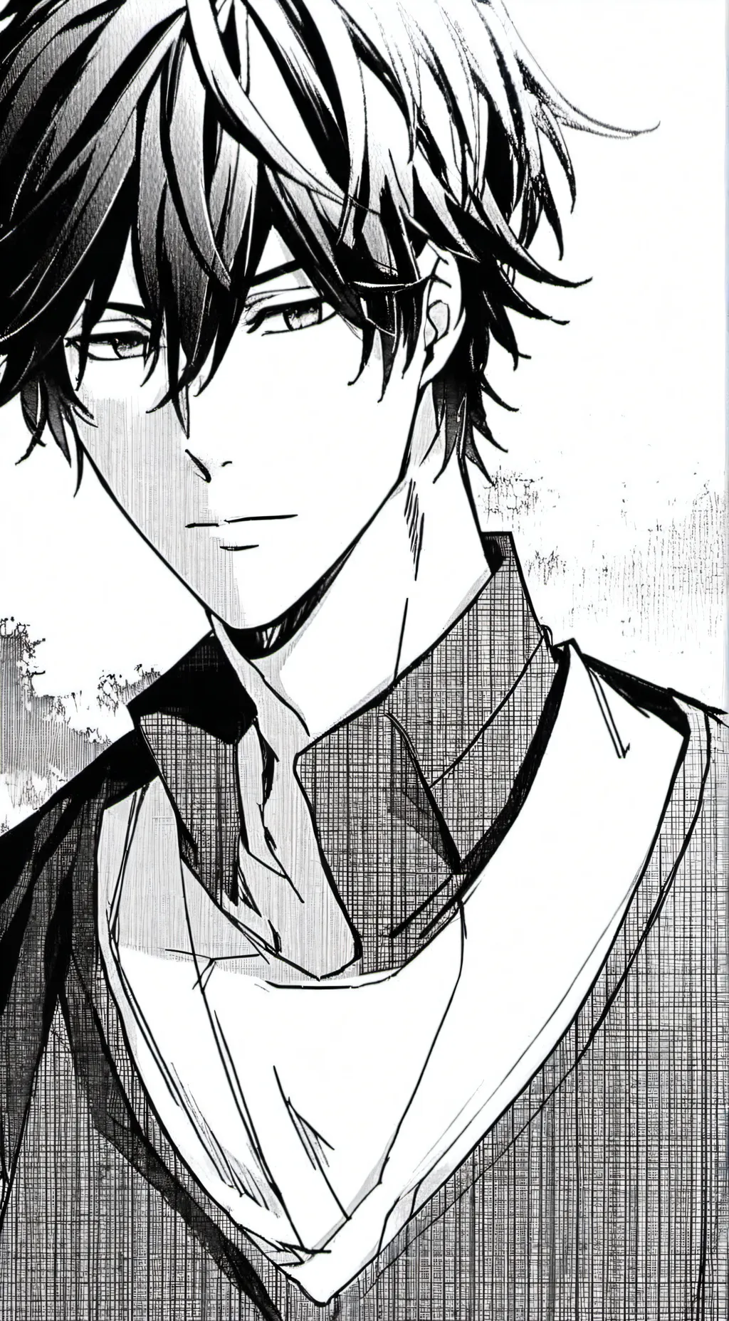 ai character: Damian ^^ background