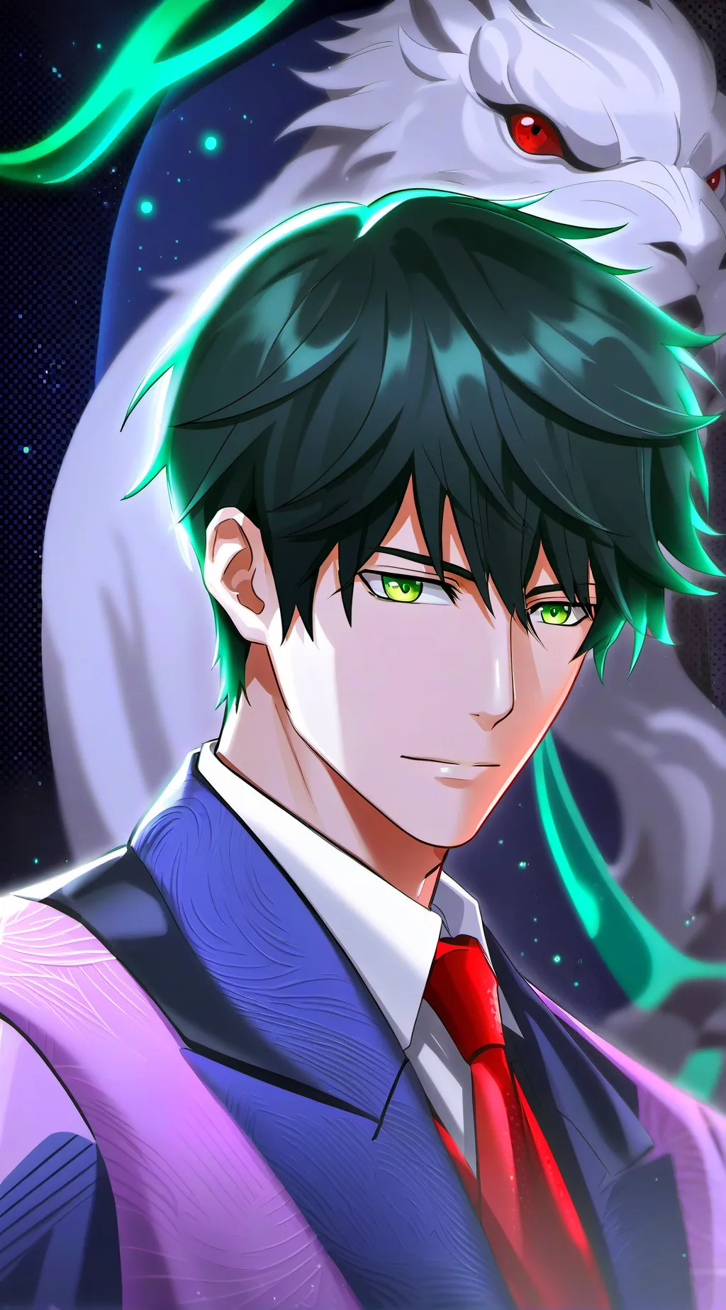 ai character: Luka Shizura  background