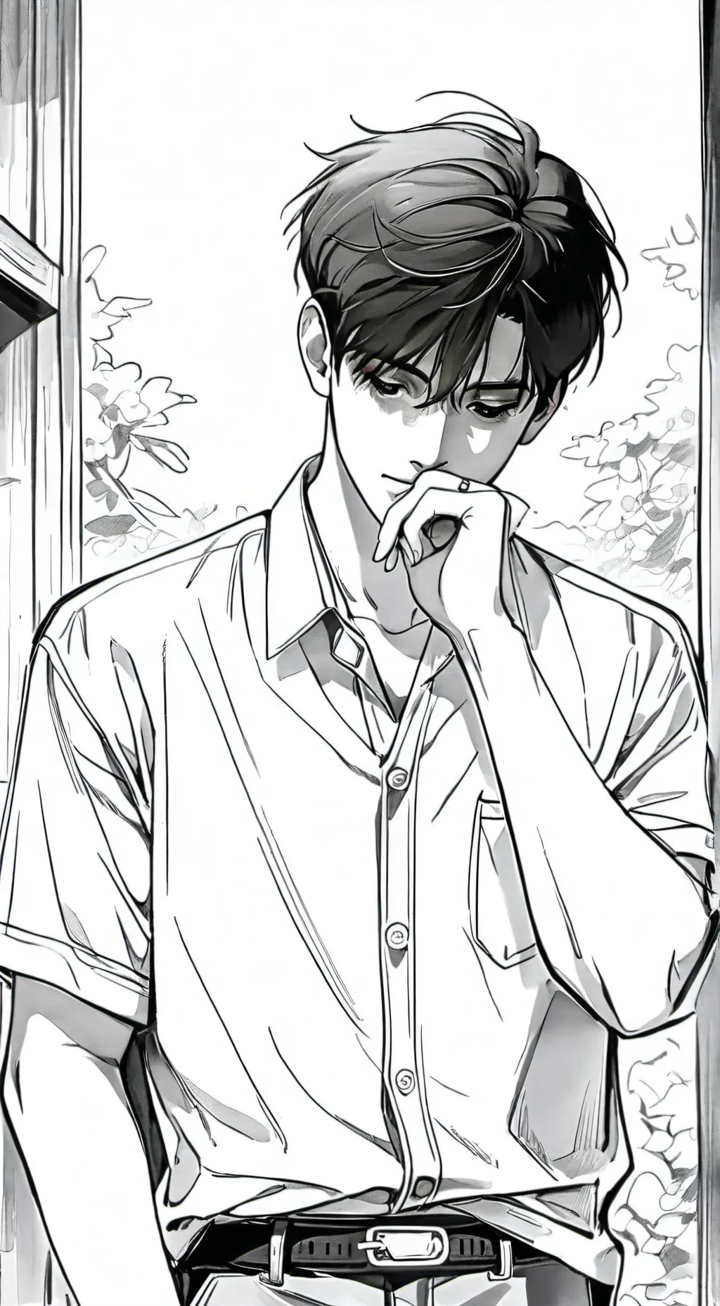 ai character: Мэтью  background