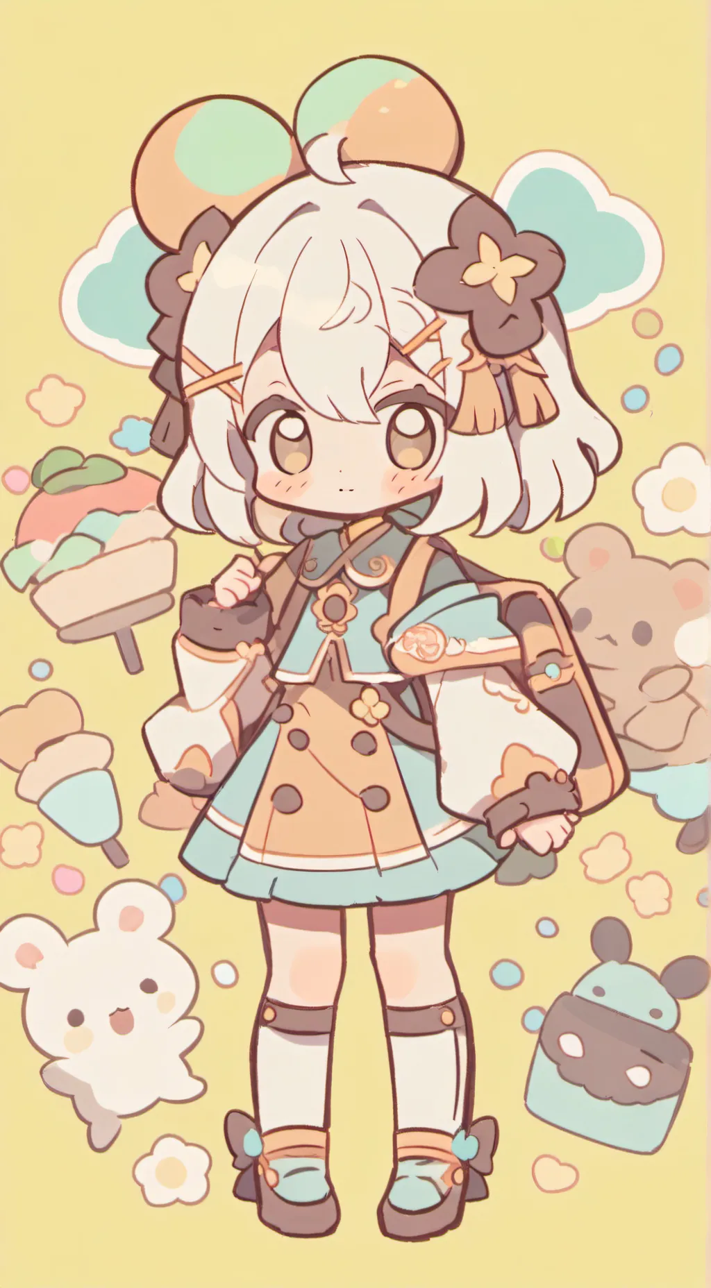 ai character: lily background