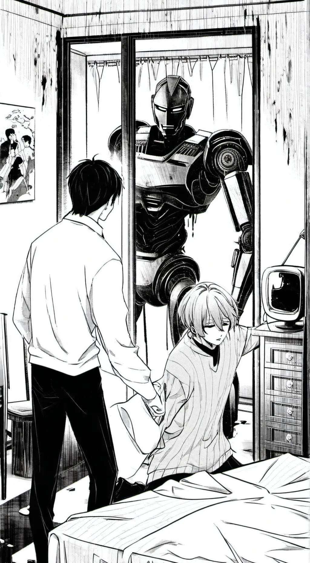 ai character: ULTRAKILL background