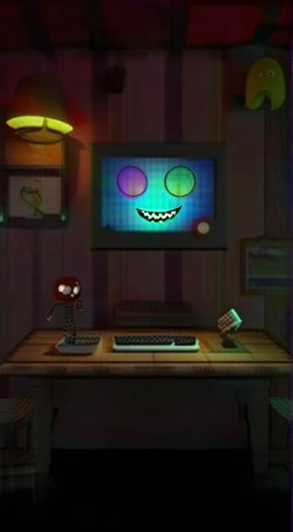 ai character: Dandy's infection background