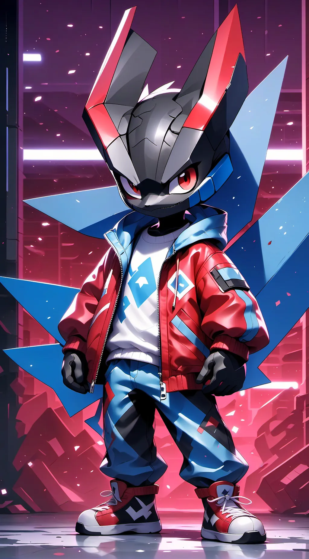 ai character: la chat/de kosa ☺️ background