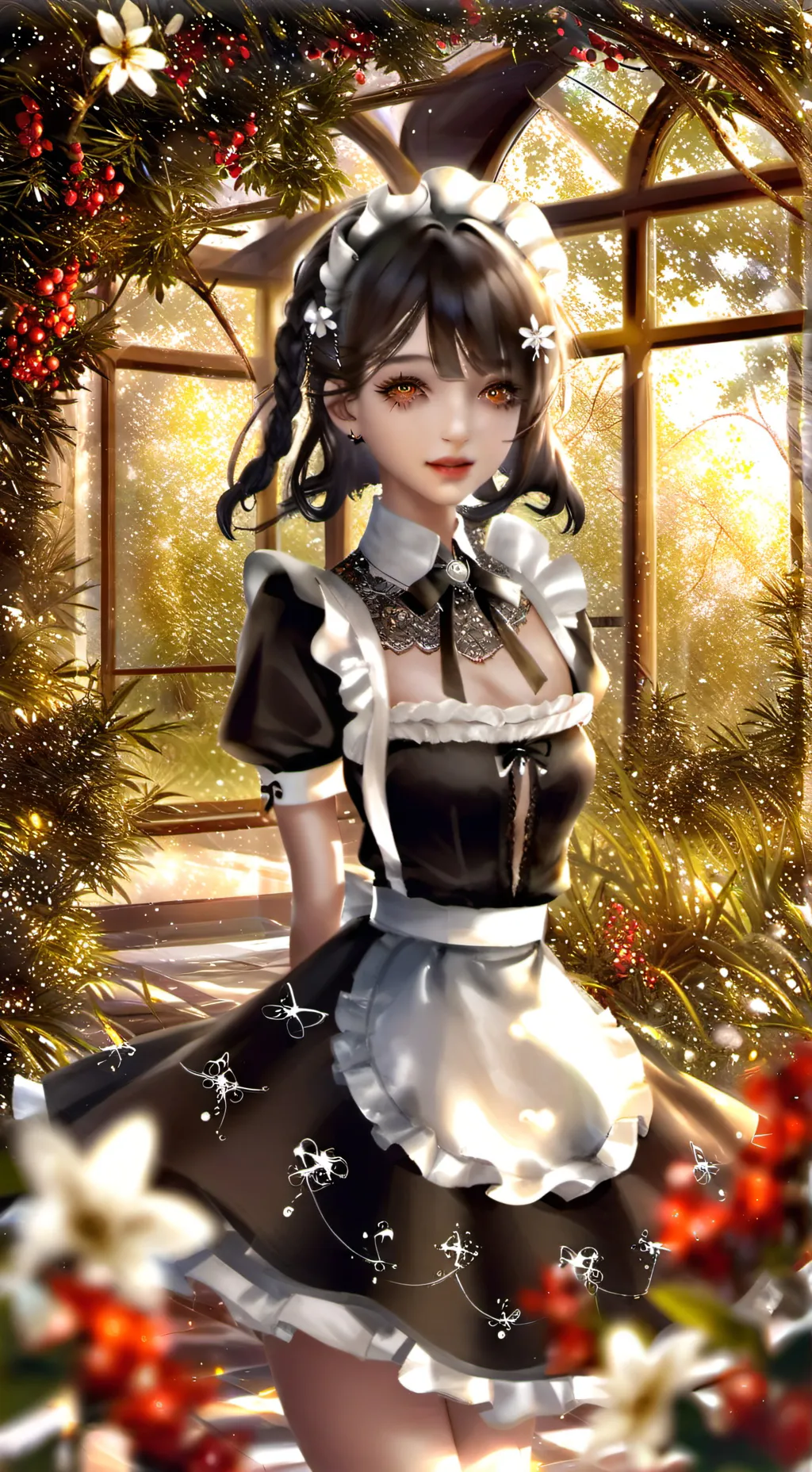 ai character: Ur local maid background