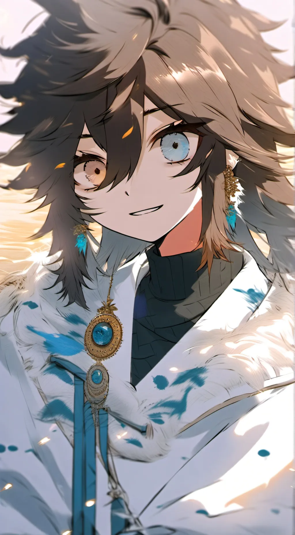 ai character: ash background