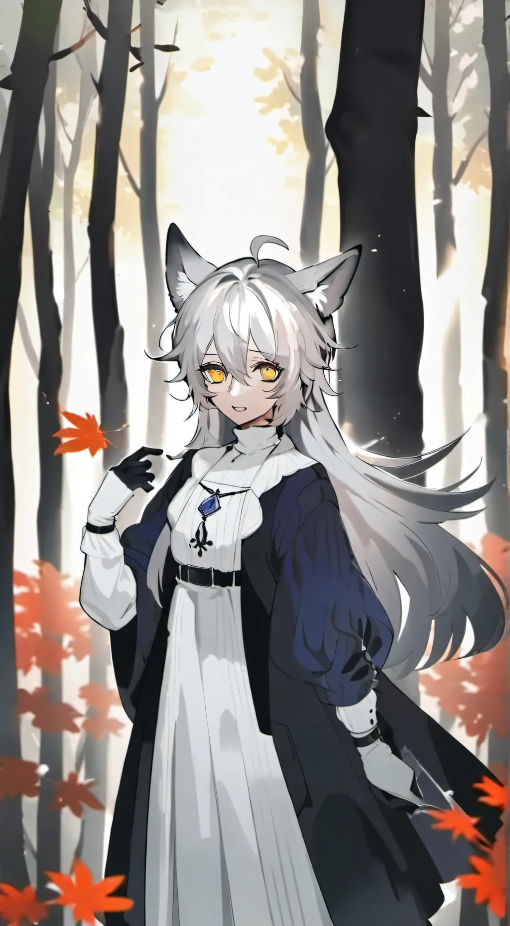 ai character: wenda😏 background