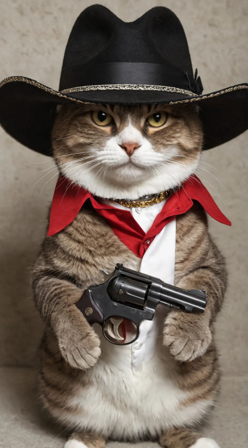 ai character: gato sheriff background