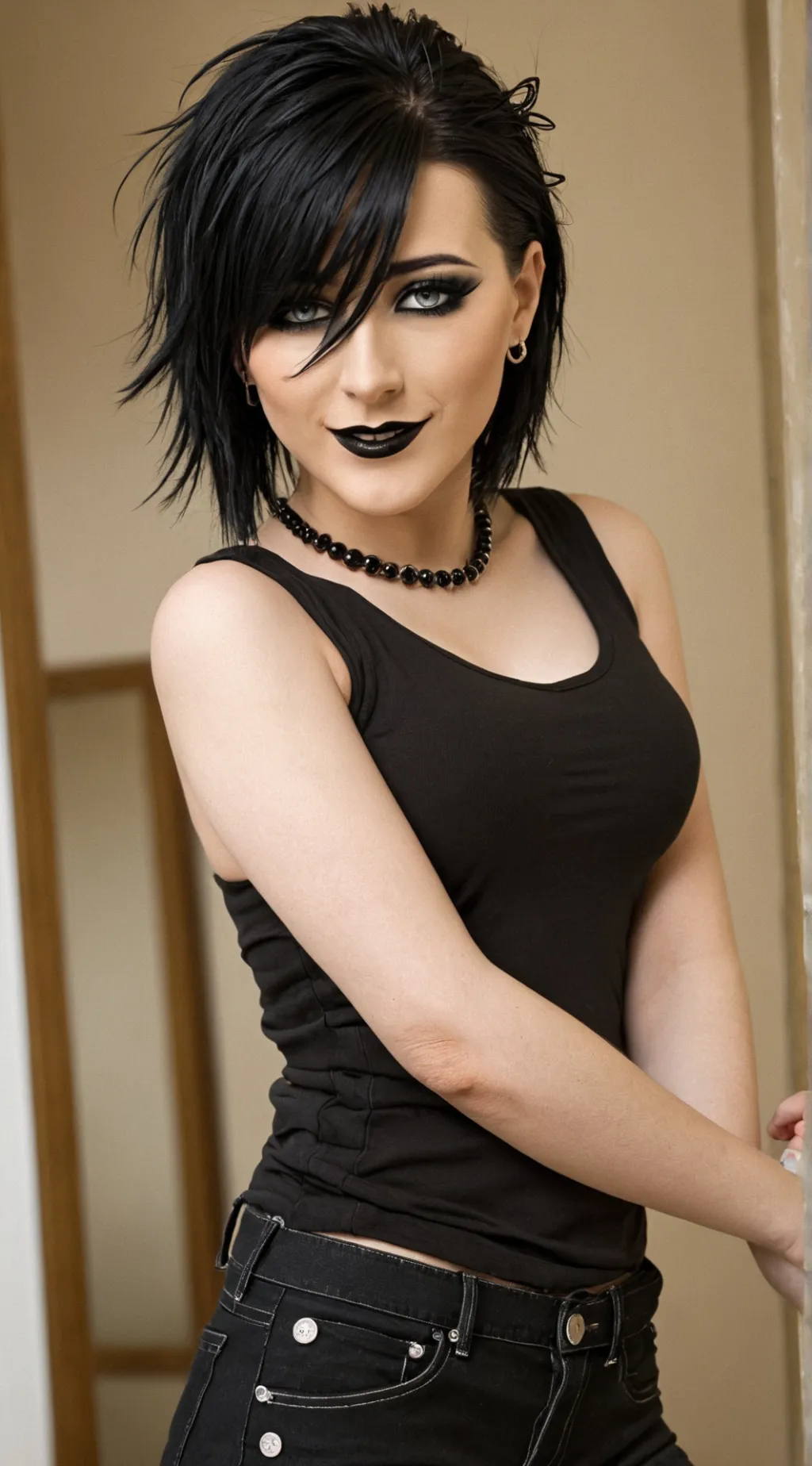 ai character: Rhea Ripley ￼ background