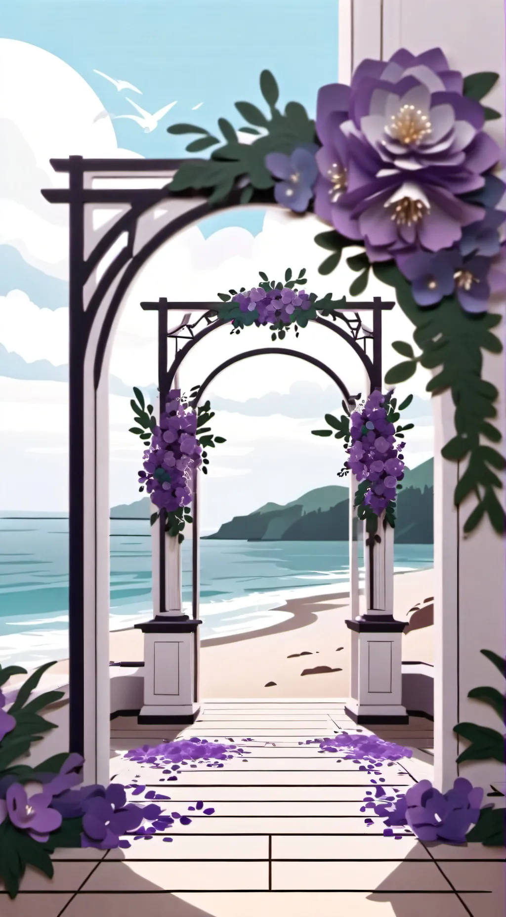 ai character:  YNBakugoMHA Marig background