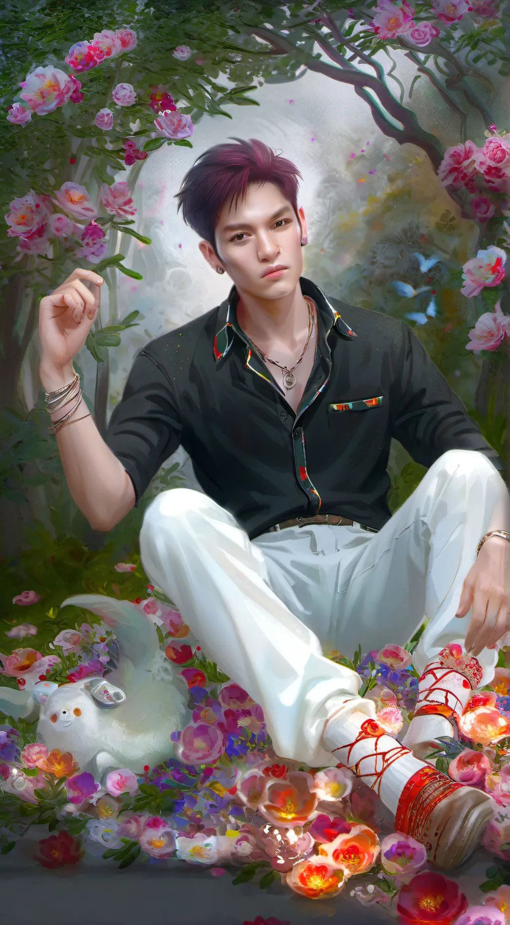 ai character: thanos (squidgame) background