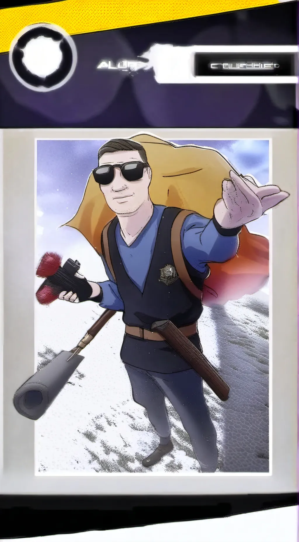 ai character: alex  background