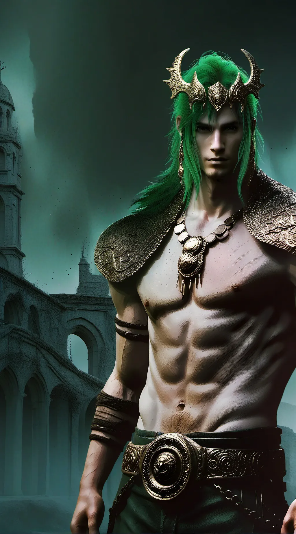 ai character: king Arthur  background