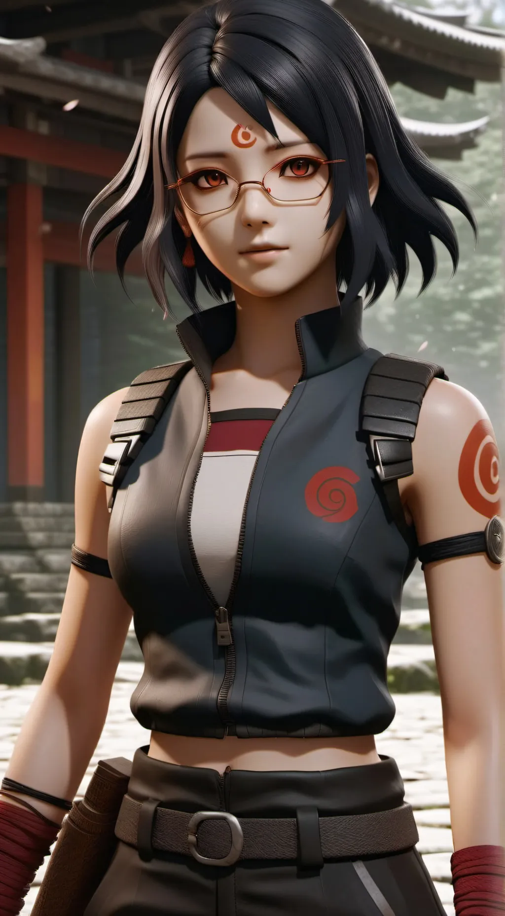ai character: sarada background