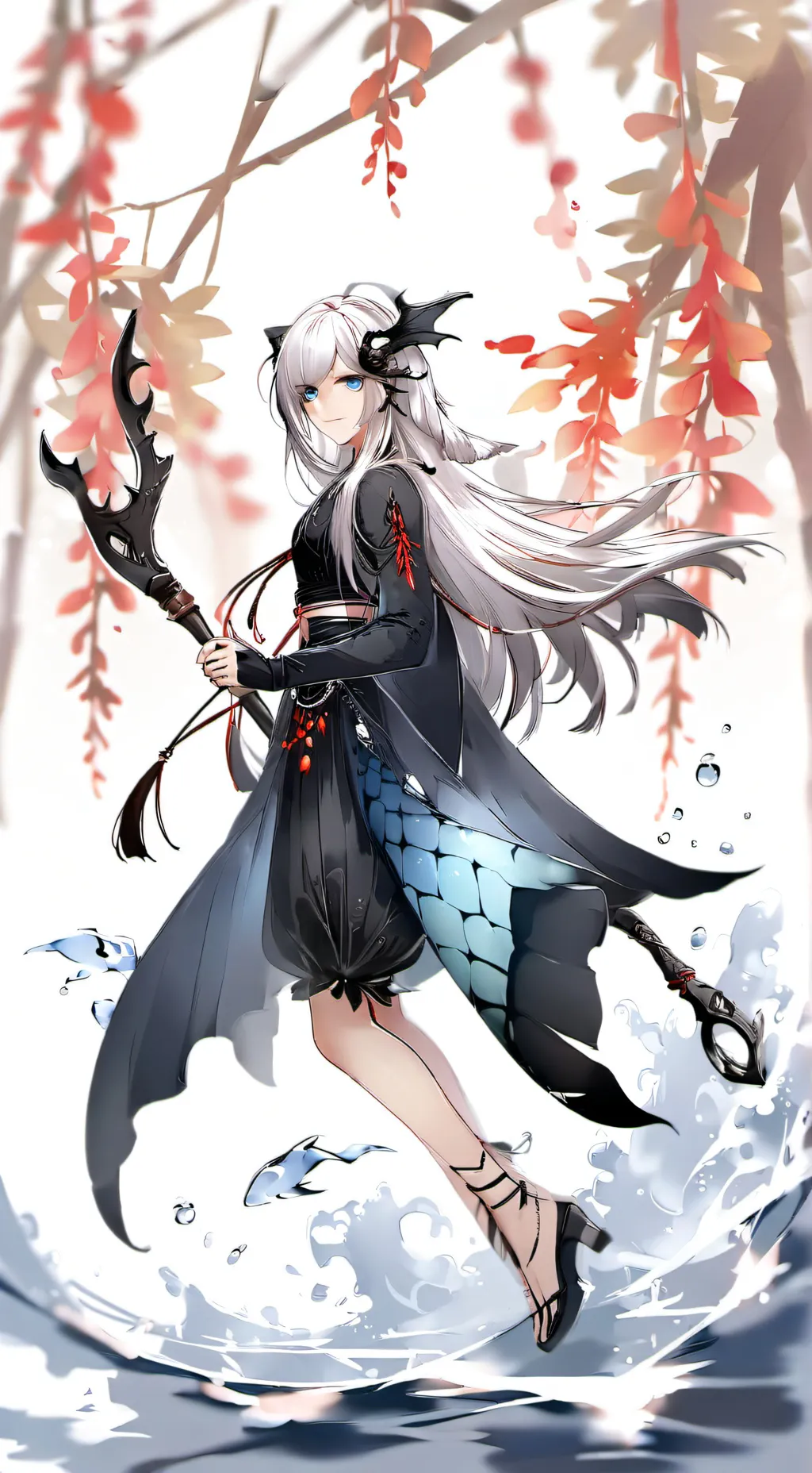 ai character: Abysal siren  background