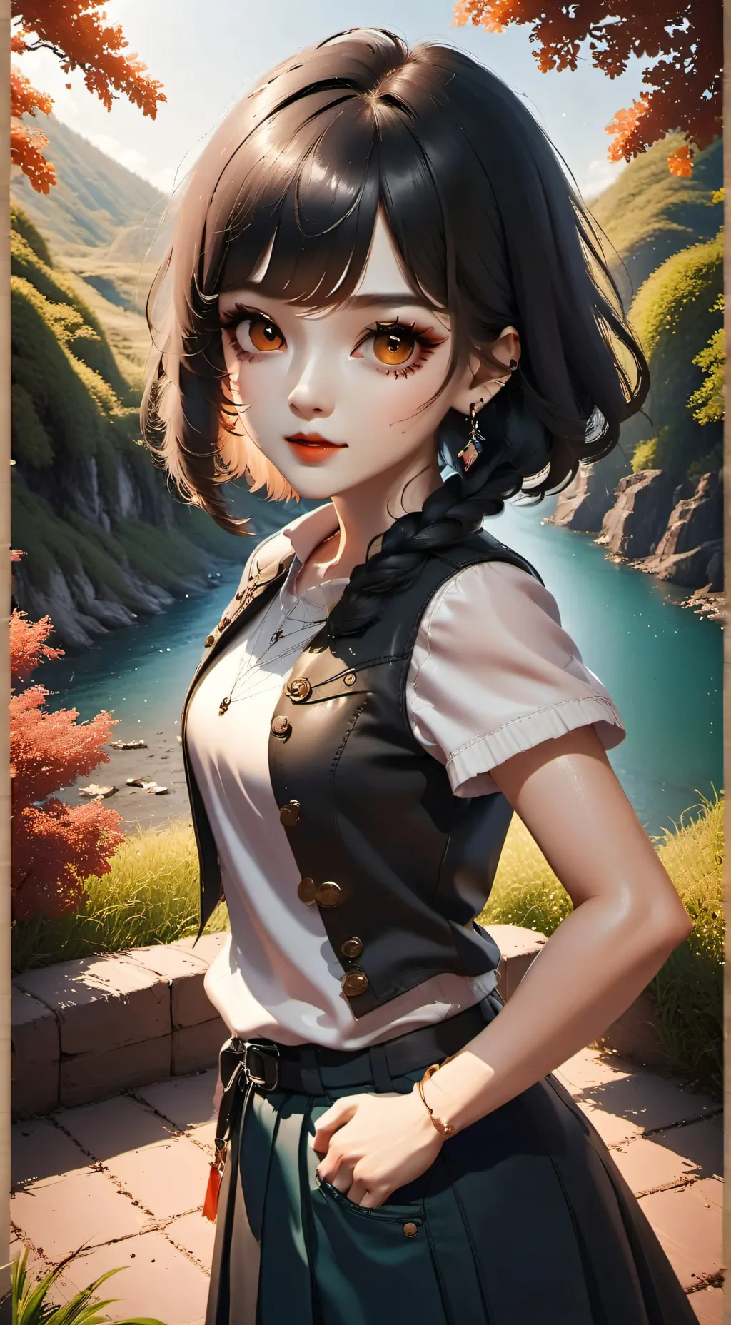 ai character: Stellar background