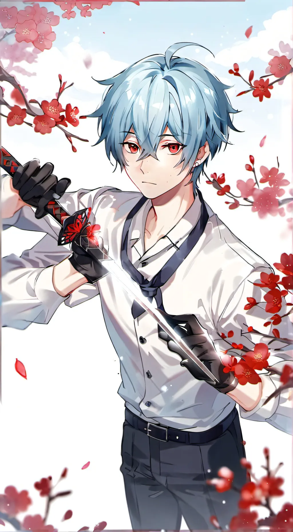 ai character: kny background