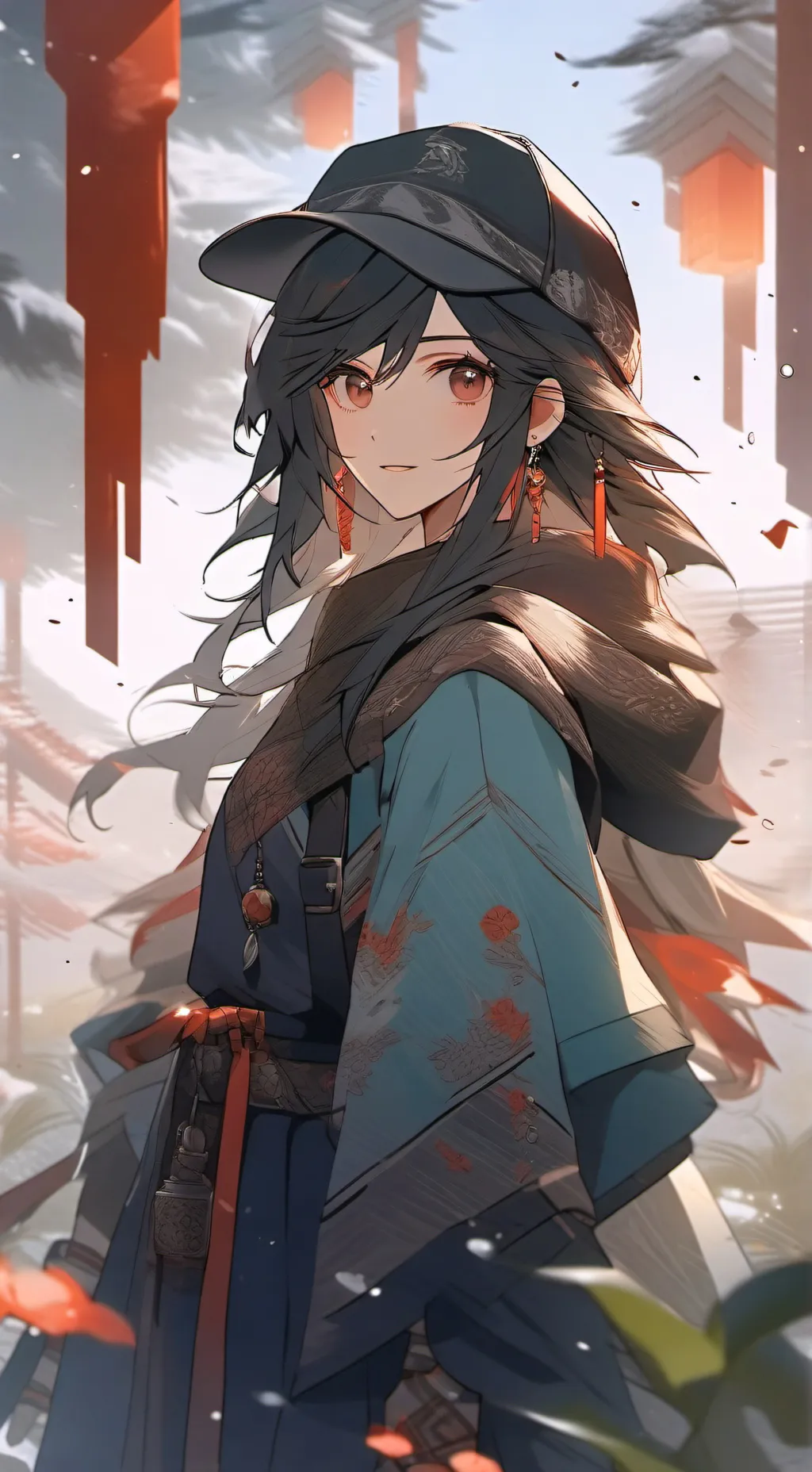 ai character: popular girls 🤑✨ background