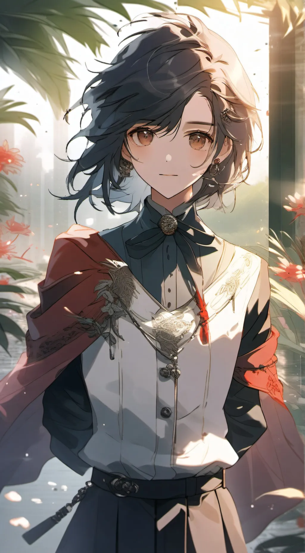 ai character: MHA abs background