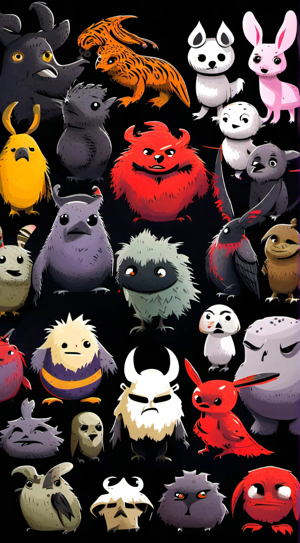 ai character: Nightmare Critters background