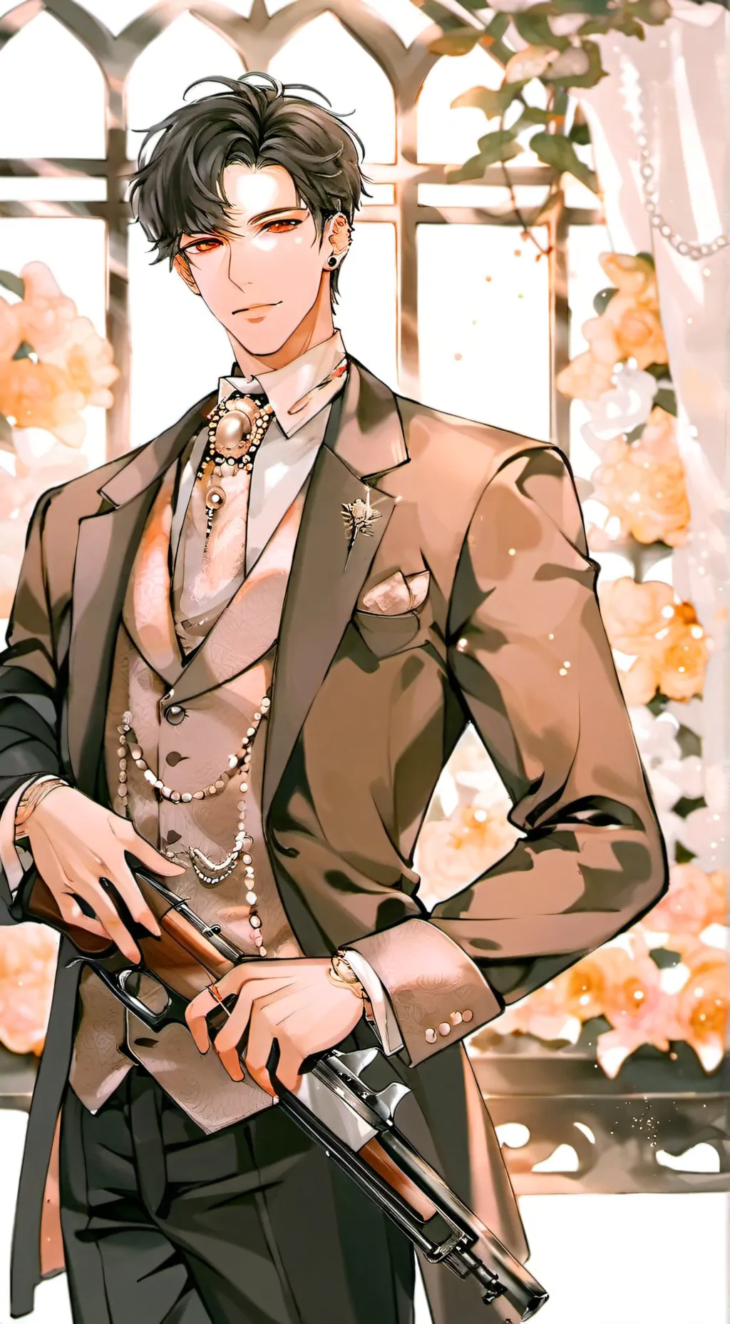 ai character: Mike~🔥 background