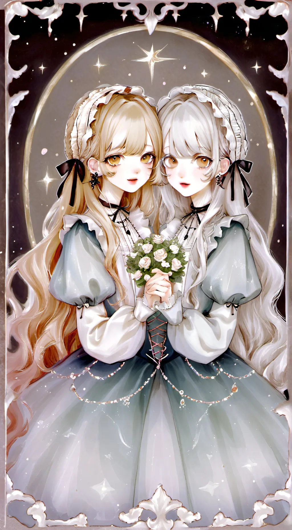 ai character: Conjoined twins background