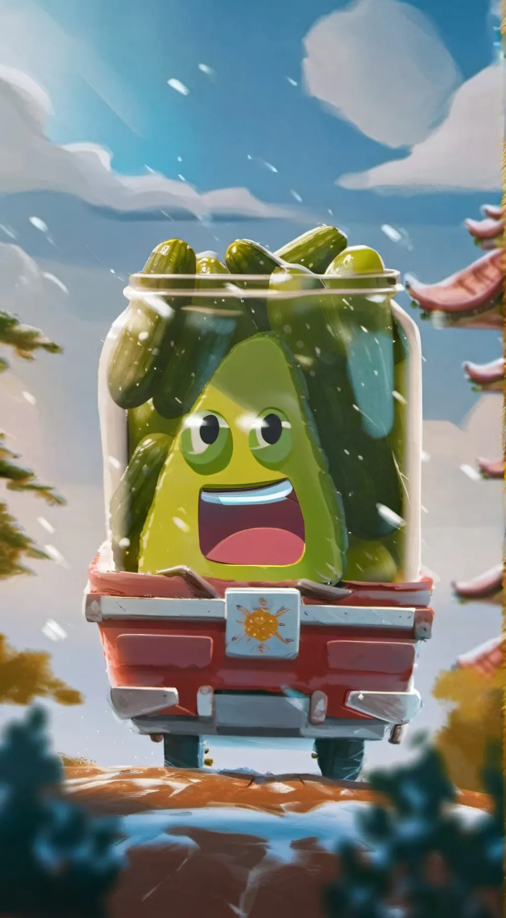 ai character: big dill background