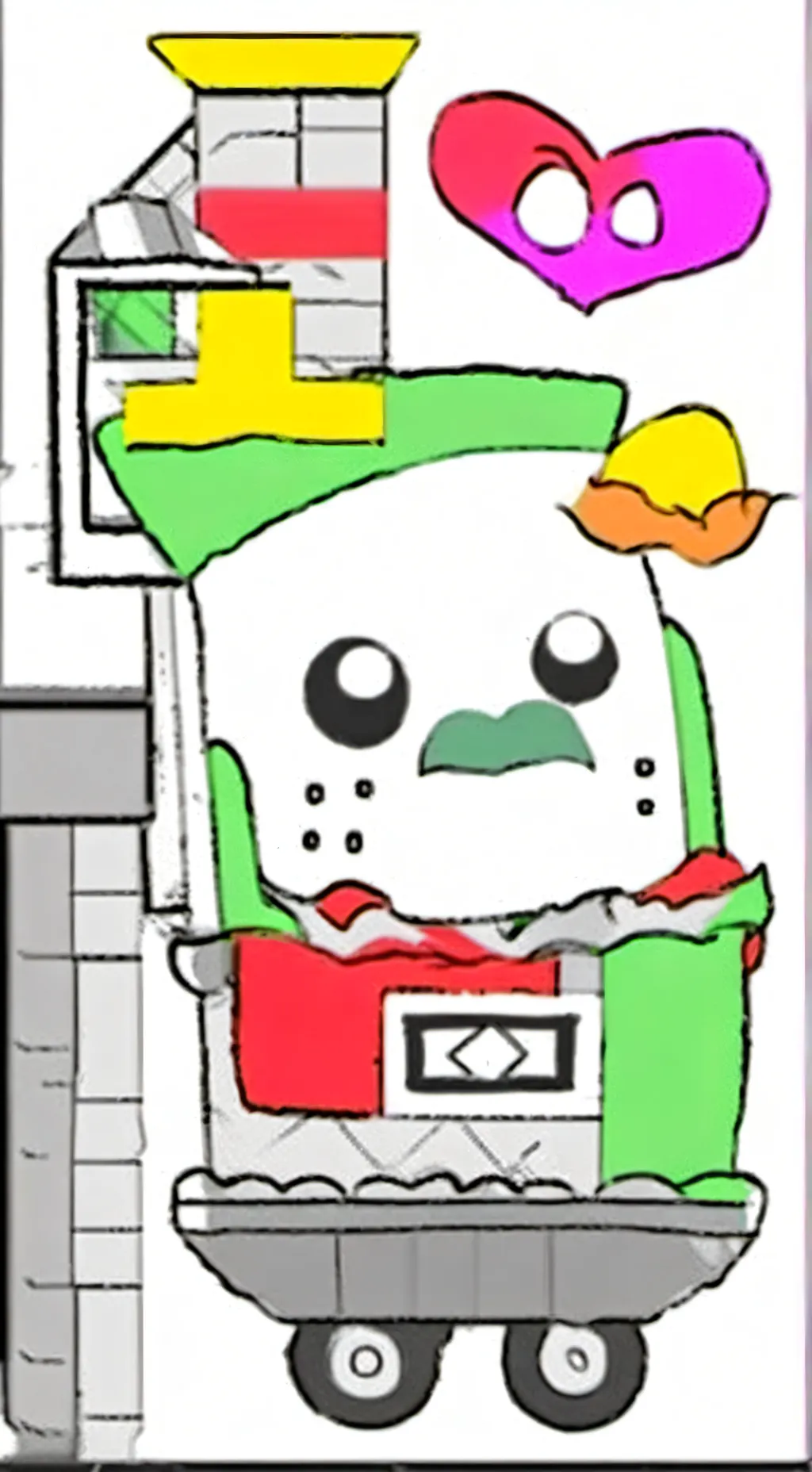 ai character: dandy  background