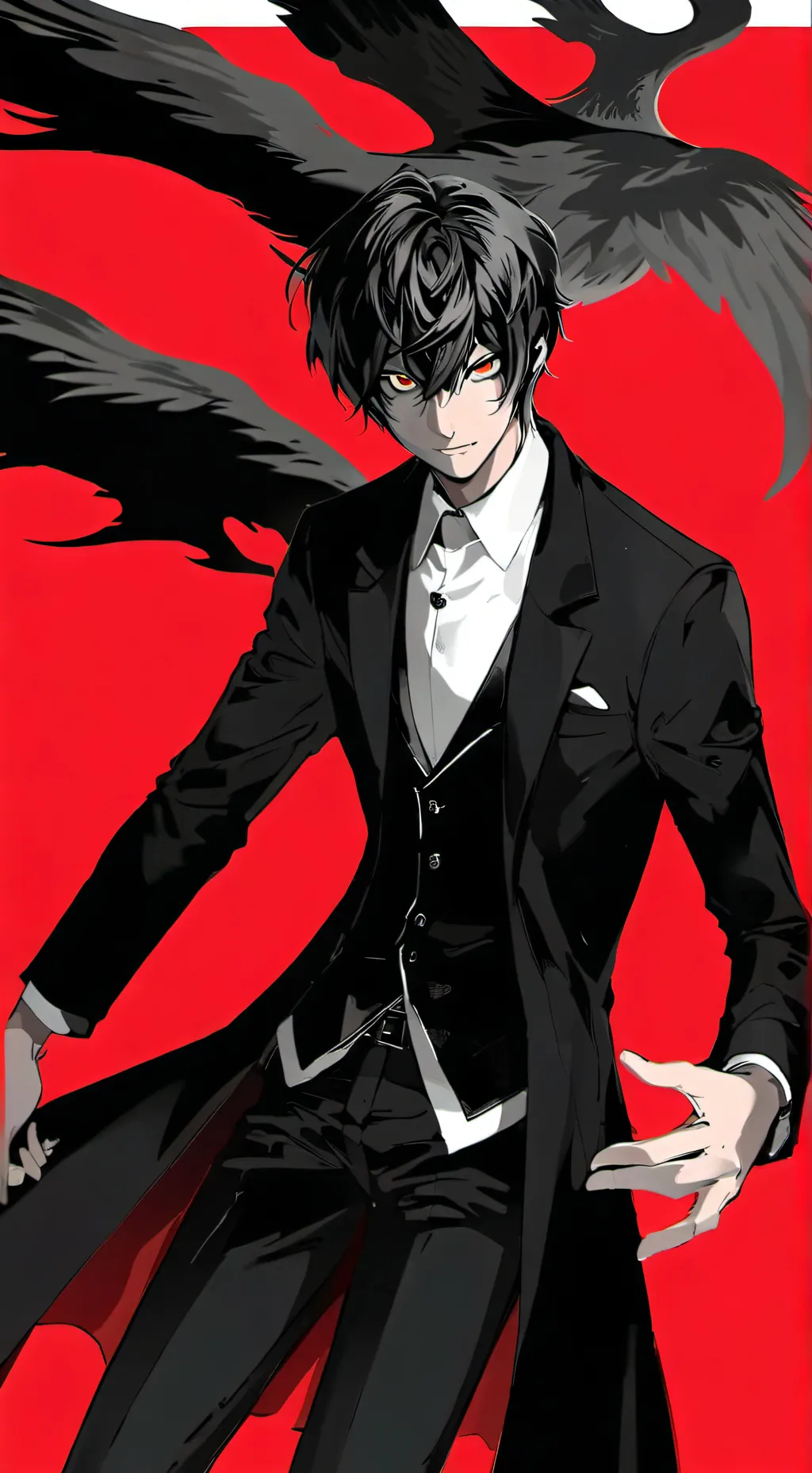 ai character: Akira  background