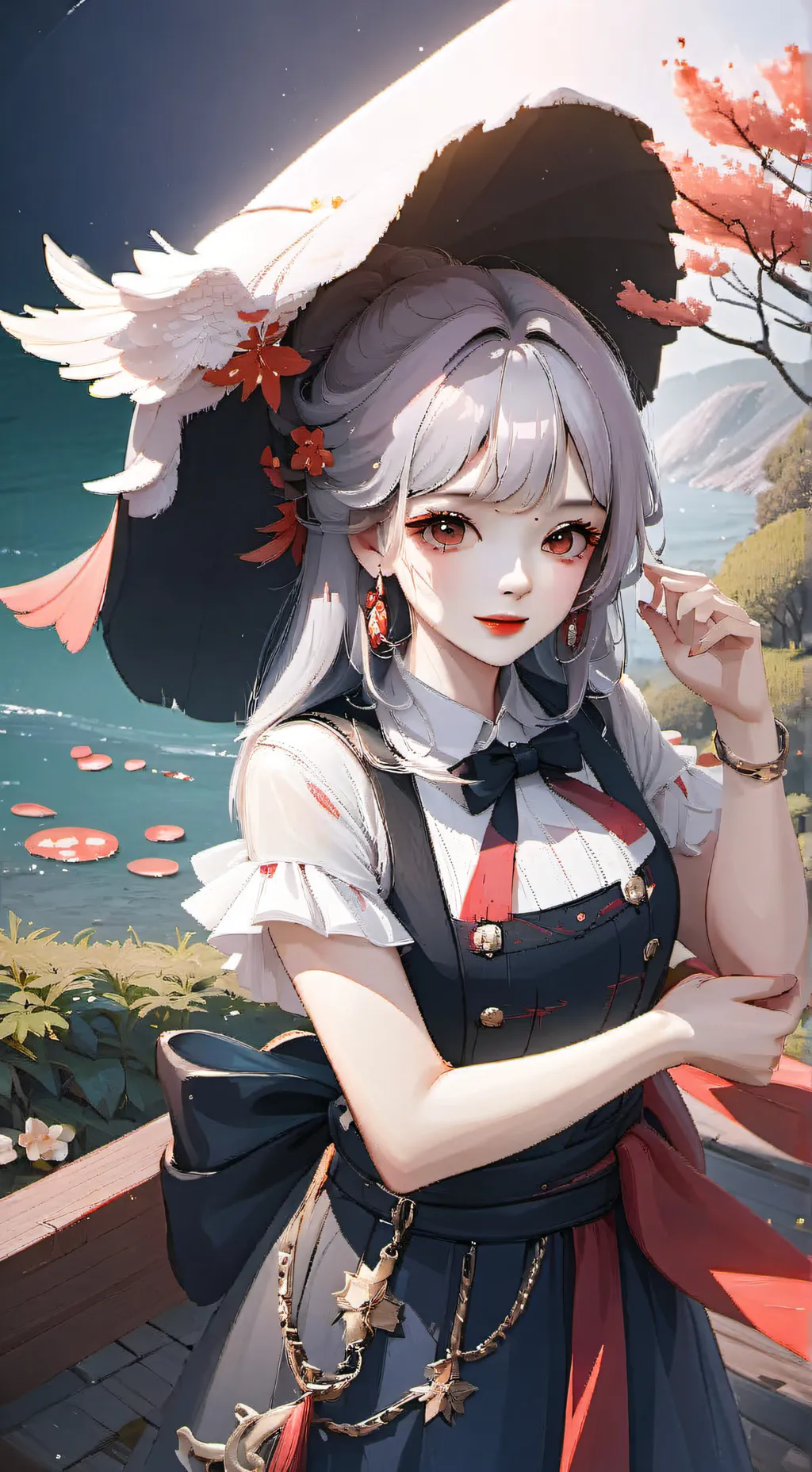 ai character: Moonlight  background