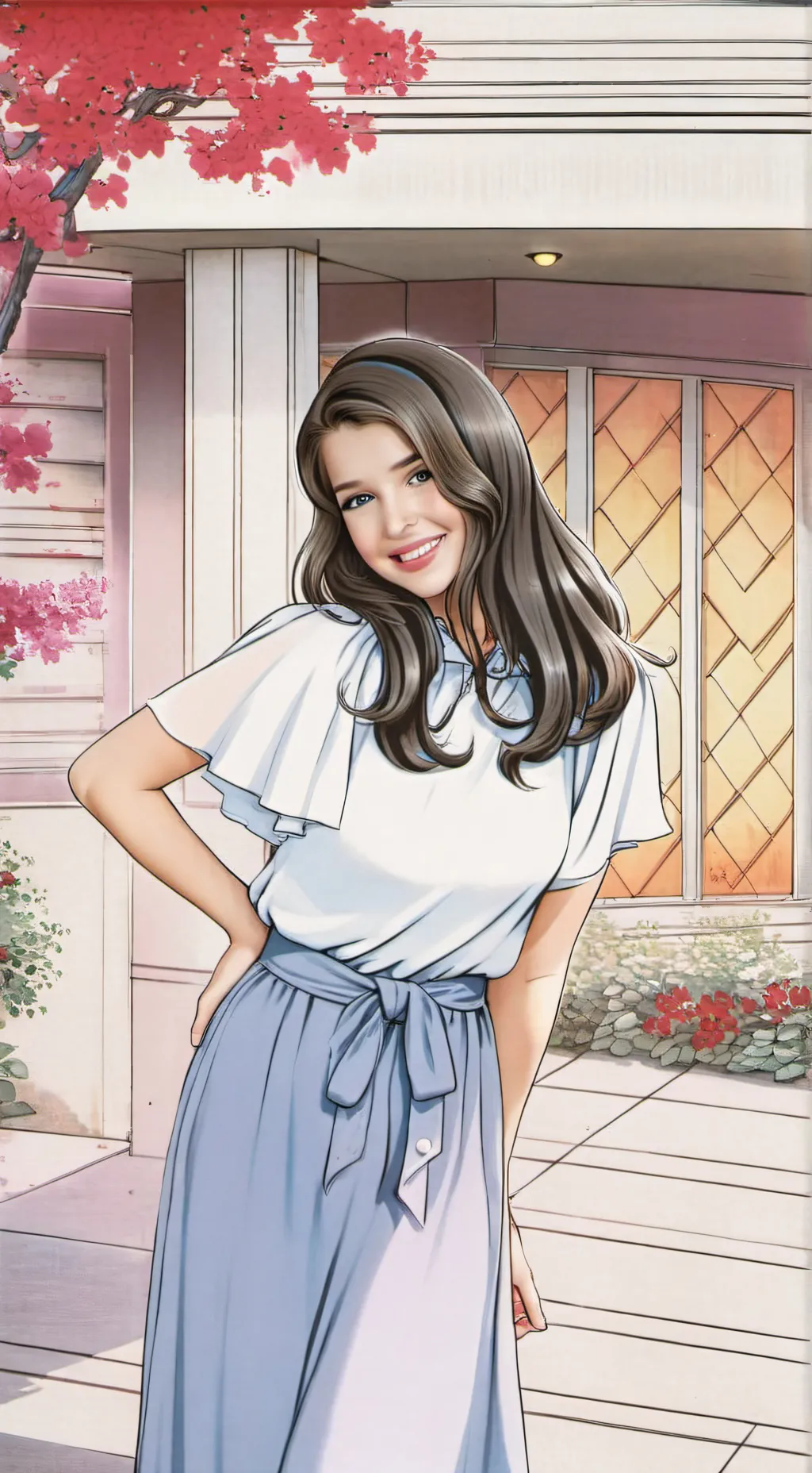 ai character: Slina background