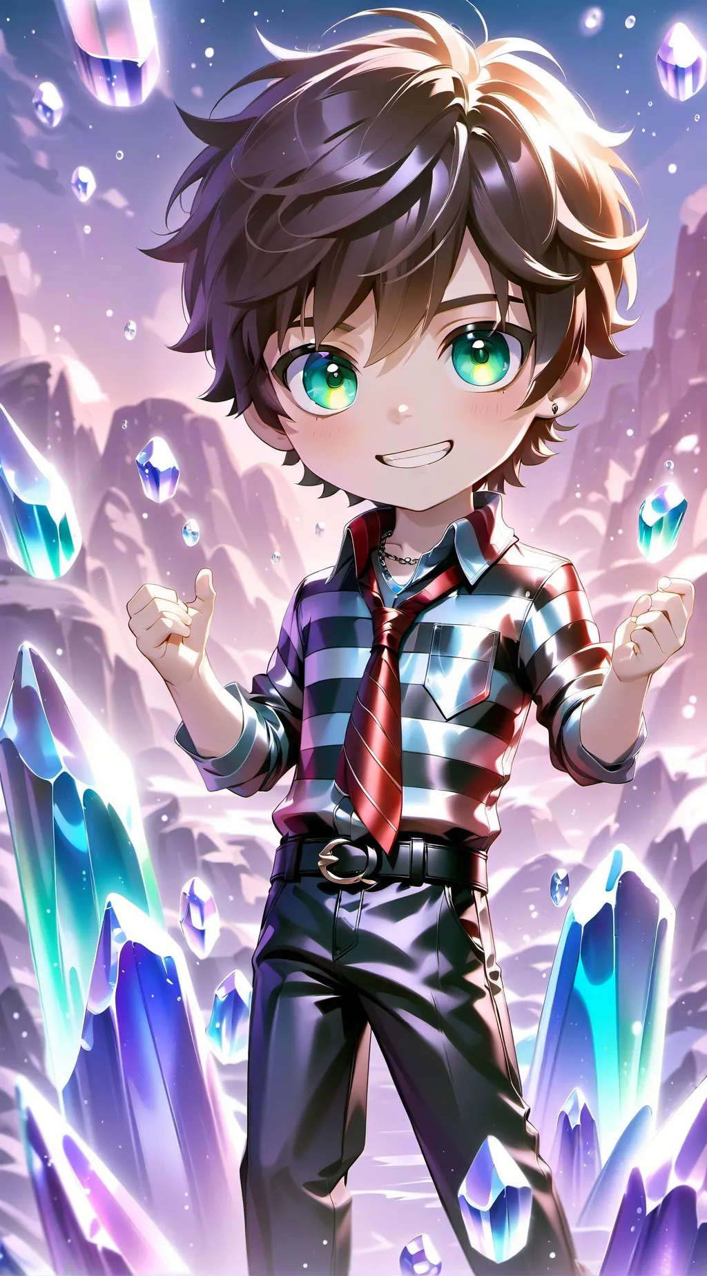 ai character: VUX VUX background